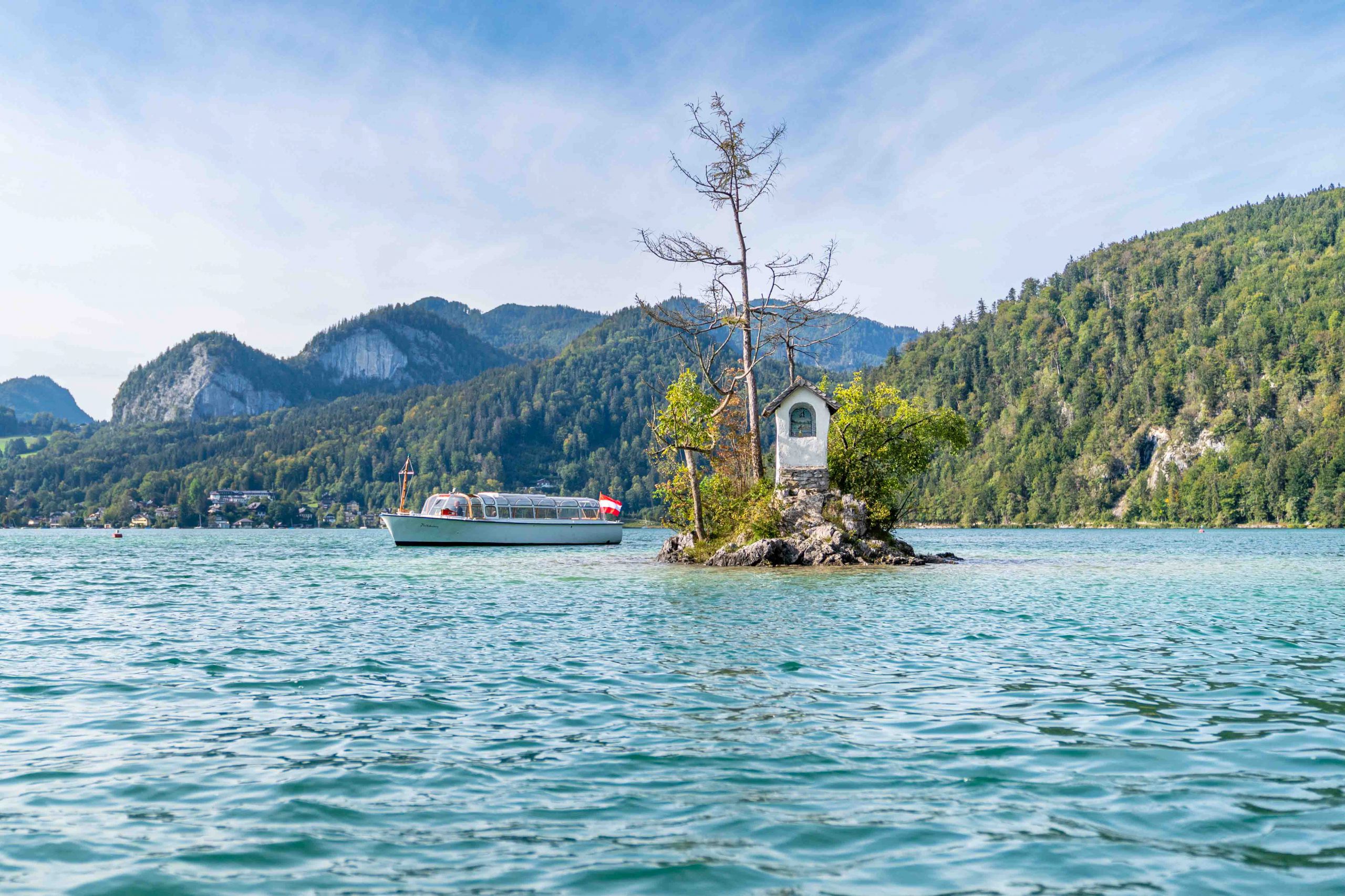 Schifffahrt am Wolfgangsee Ochsenkreuz