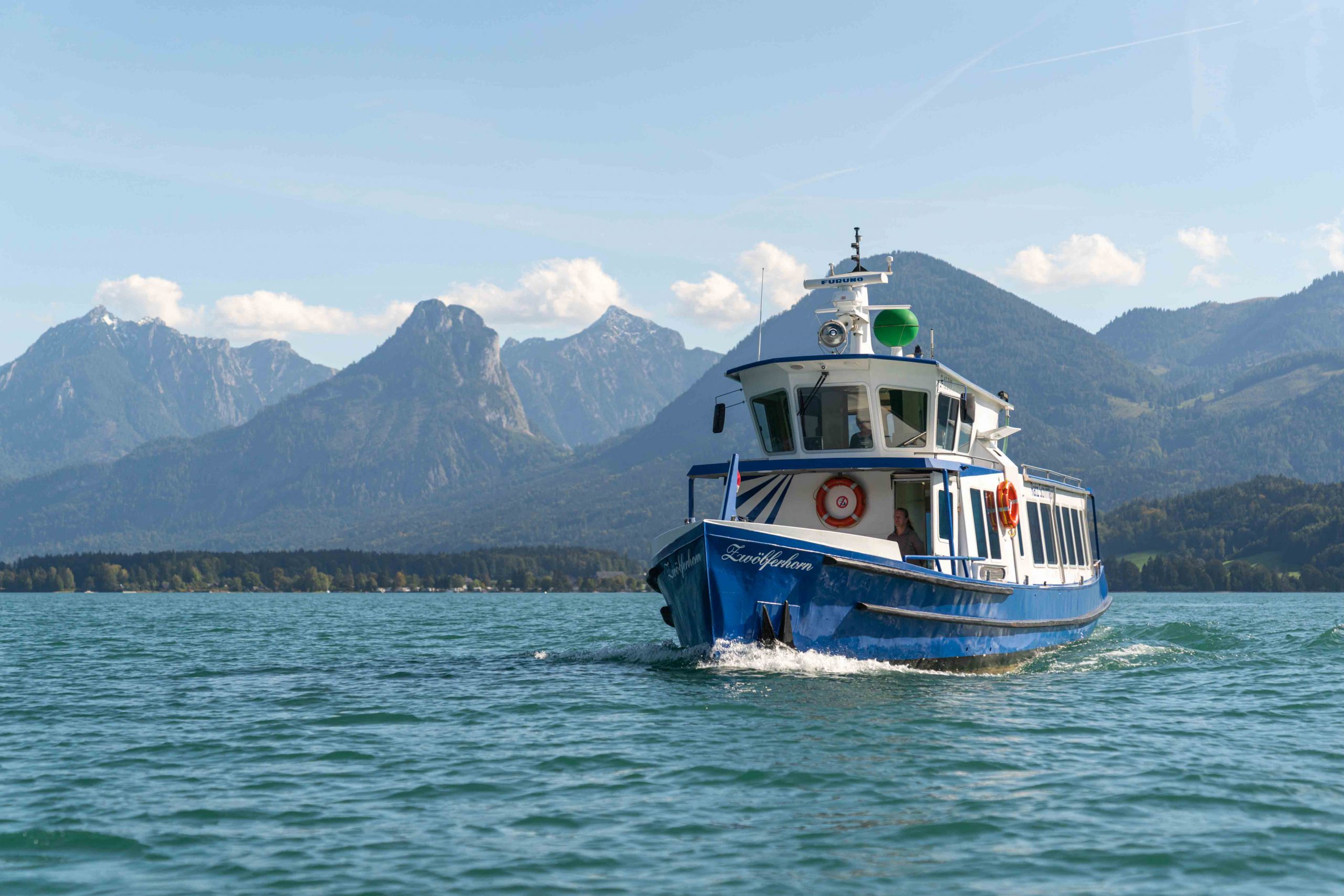 Boat trip on the Wolfgangsee